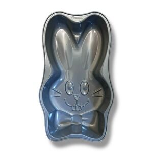 Wilton Bunny Cake Pan Rabbit Bow Tie Easter Bakeware